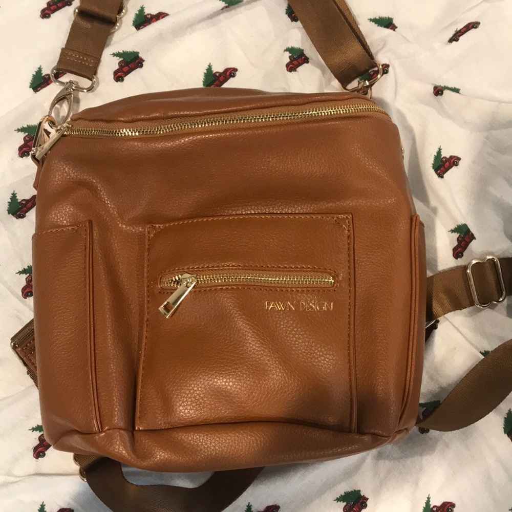 Fawn Design Mini Brown Backpack - image 1